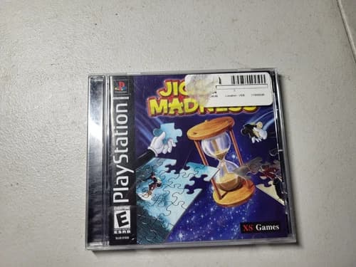 Jigsaw Madness (Sony PlayStation 1, 2002) PS1 Black Label Complete Tested