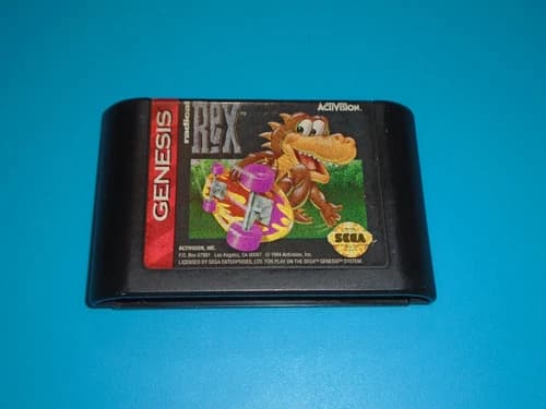 Radical Rex (Sega Genesis, 1994) Authentic Tested FUN!
