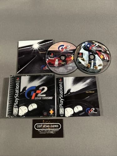 Gran Turismo 2 - Sony PlayStation 1 1999 - PS1 Complete W/ Both Discs TESTED