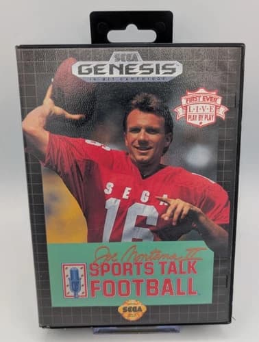 Joe Montana II Sports Talk Football (Sega Genesis, 1991) - CIB Complete - Tested