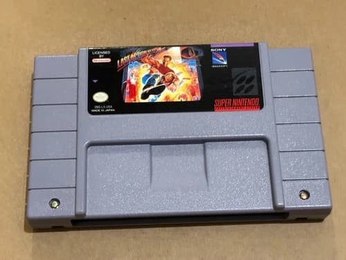 Super Nintendo SNES Last Action Hero (Cleaned, Tested & Working)