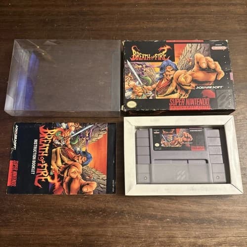 Breath of Fire (Super Nintendo SNES) Complete - Tested - Authentic