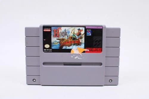 Hook SNES Super Nintendo Game Authentic Cartridge Tested Working