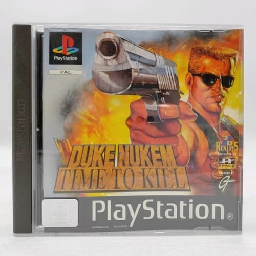 DUKE NUKEM TIME TO KILL PLAYSTATION 1 PS1 VIDEO GAME - RETROGAMING