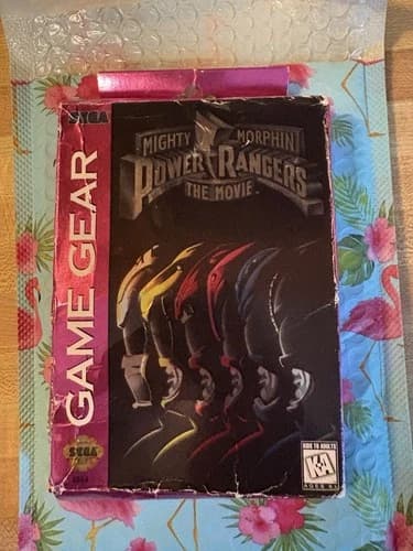 Sega GAME GEAR Mighty Morphin POWER RANGERS the Movie with Manual in NEW Box CIB