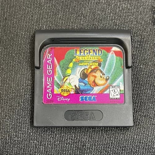 Legend of Illusion Starring Mickey Mouse (Sega Game Gear, 1995) Cartridge Only