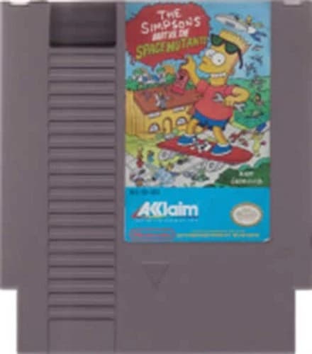 Simpsons Bart Vs The Space Mutants - NES Nintendo Game