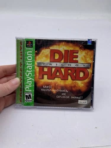Die Hard Trilogy PlayStation 1 PS1 Greatest Hits Complete CIB Tested