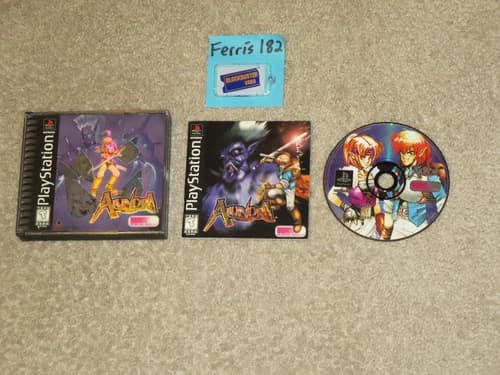 Great SHAPE! Alundra Playstation 1 PS1 CIB Complete manual Working Designs RPG