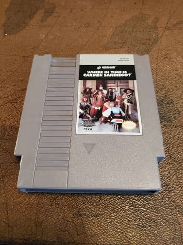 Where In Time Is Carmen Sandiego? Nintendo NES EXMT