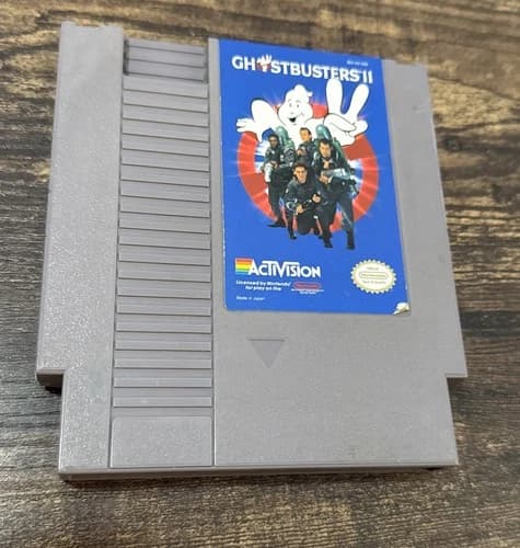 Ghostbusters 2 Nintendo NES Video Game 1985 Authentic Tested