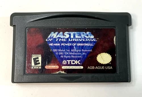 Masters Of The Universe He-Man: Power of Grayskull (Gameboy Advance, 2002) Cart