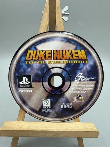 Duke Nukem: Total Meltdown (PlayStation 1, PS1) DISC ONLY- Tested
