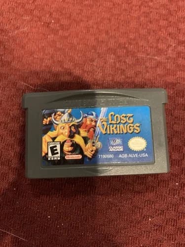 The Lost Vikings Nintendo Game Boy Advance GBA Tested Authentic