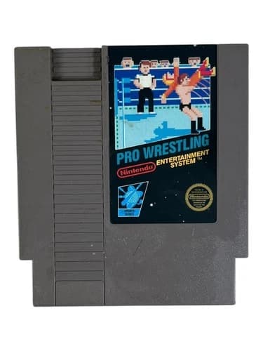 Pro Wrestling NES Nintendo Entertainment System Video Game Sports Series 8-Bit