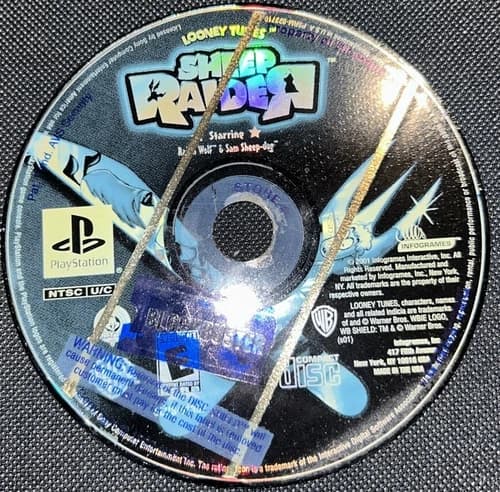 Looney Tunes: Sheep Raider (Sony PlayStation 1, 2001)- DISC ONLY