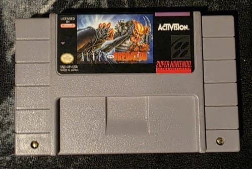 Alien Vs Predator SNES 1992 Activision Vintage Video Game Cartridge