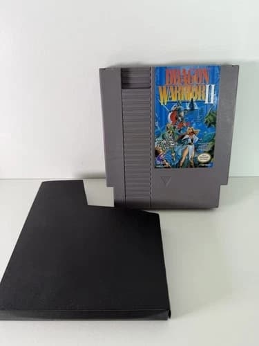 Dragon Warrior II Nintendo NES Cartridge Tested Working Authentic