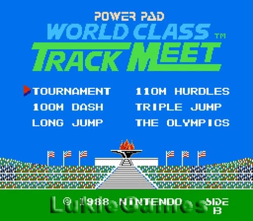 World Class Track Meet - NES Nintendo Power Pad Game