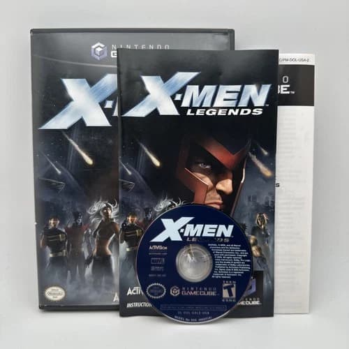 X-Men Legends (Nintendo GameCube, 2004) Complete CIB w/ Manual