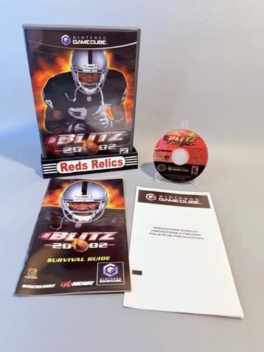 NFL Blitz 2002 (Nintendo GameCube, 2002) CIB Complete - Immaculate