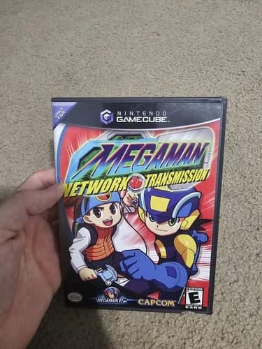 Mega Man Network Transmission Nintendo GameCube 2003 Complete CIB Used Nice *18