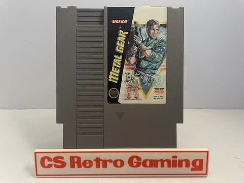 Metal Gear (Nintendo NES) Authentic Cleaned Tested Work