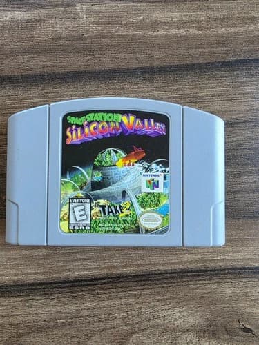 Space Station: Silicon Valley N64 Game Cartridge -TESTED