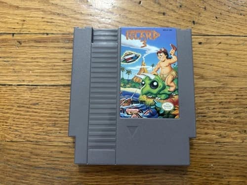 Adventure Island 3 Nintendo NES Authentic Cart Only