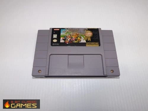AUTHENTIC! Super Mario Kart - GAME ONLY - SUPER NINTENDO SNES 616a