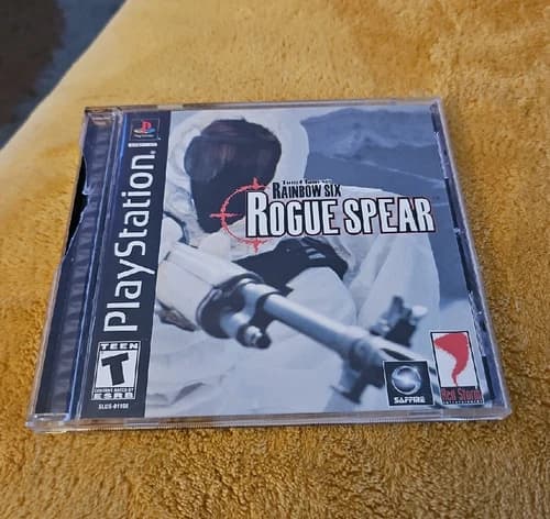 Tom Clancy's Rainbow Six: Rogue Spear PS1 (Sony PlayStation, 2001) Black Label