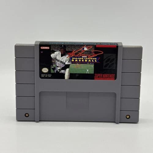 Ken Griffey Jr Presents Major League Baseball (Super Nintendo, SNES) Tested