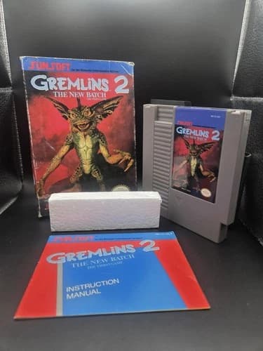 Gremlins 2: The New Batch (Nintendo NES, 1990) Complete In Box Tested CIB