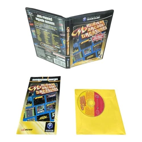 Nintendo GameCube NGC CIB COMPLETE TESTED Midway Arcade Treasures 2003