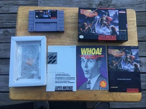 Knights of the Round Capcom SNES Complete In Box CIB Super Nintendo Excellent