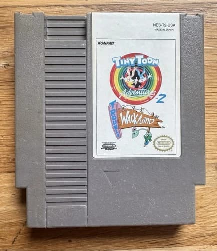 Tiny Toon Adventures 2: Trouble in WackyLand (Nintendo NES) Authentic. Tested