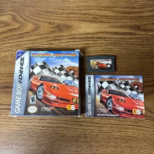 Corvette Nintendo Game Boy Advance GBA, 2003 Complete CIB