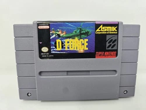 D-Force Tested (Super Nintendo Entertainment System, 1991)