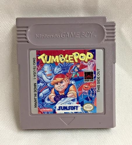TUMBLE POP Game Boy NINTENDO TumblePop GAMEBOY Authentic GB - TESTED & WORKING