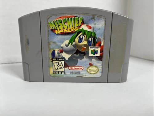 Mischief Makers Nintendo 64 N64 Cartridge Only Video Game
