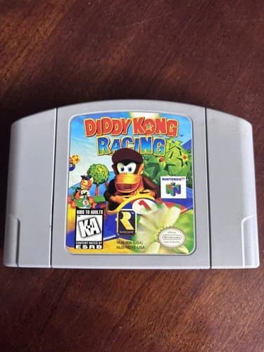 Diddy Kong Racing (Nintendo 64, 1997) N64 - Tested, Works