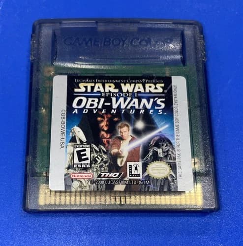 Star Wars Obi-Wan's Adventures (Nintendo GBC/Game Boy Color) Tested Authentic