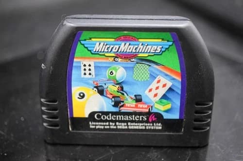 Micro Machines - Authentic Sega Genesis Game - Tested