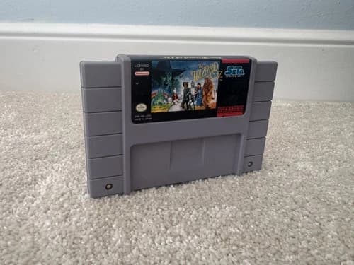 Super Nintendo SNES The Wizard of Oz Video Game Tested Working