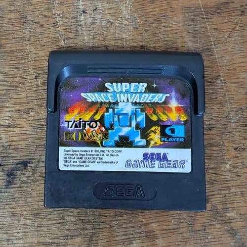 SEGA GAME GEAR - SUPER SPACE INVADERS - Cartridge Only 1992 Vintage Retro