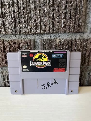 Jurassic Park (Super Nintendo SNES, 1992) Authentic Cleaned/Tested