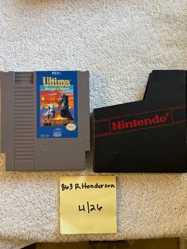 Ultima Warriors Of Destiny Nintendo Entertainment System NES Tested Working
