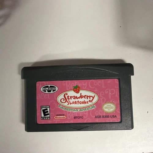 Strawberry Shortcake Summertime Adventure (Nintendo GameBoy Advance, 2005)