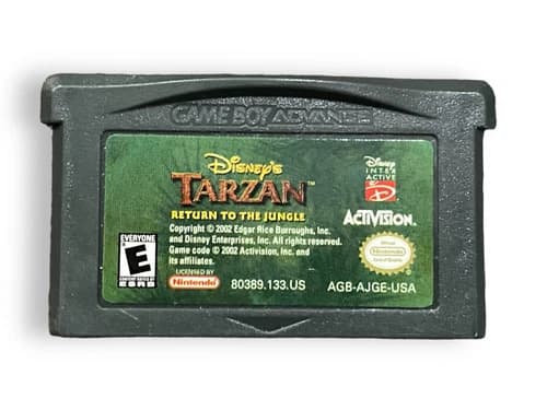Disney's Tarzan: Return to the Jungle (Nintendo Game Boy Advance, 2002)