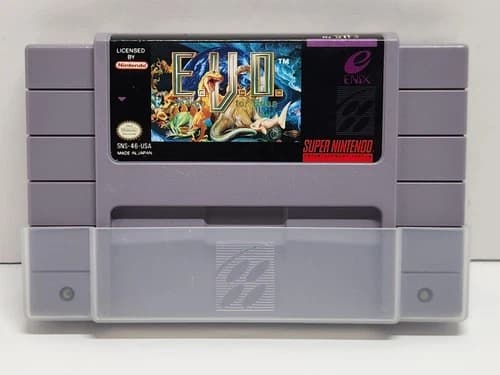 EVO E.V.O. The Search for Eden Super Nintendo SNES 1992, Authentic, Tested